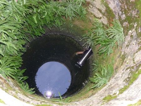 Immersion de la pompe