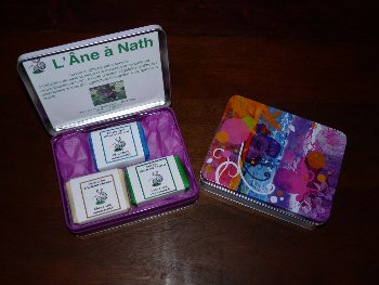 Coffret décoré 3 savons